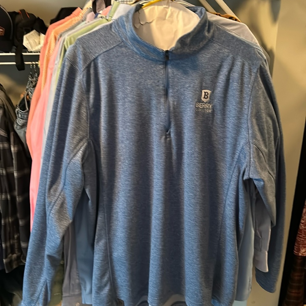 Berry college Ogio men’s quarter zip long sleeve